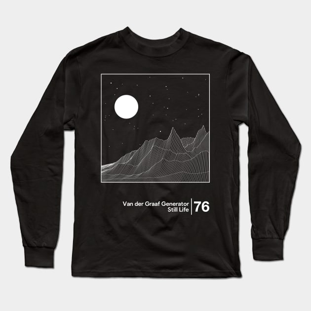 Van der Graaf Generator / Minimal Style Graphic Artwork Design Long Sleeve T-Shirt by saudade